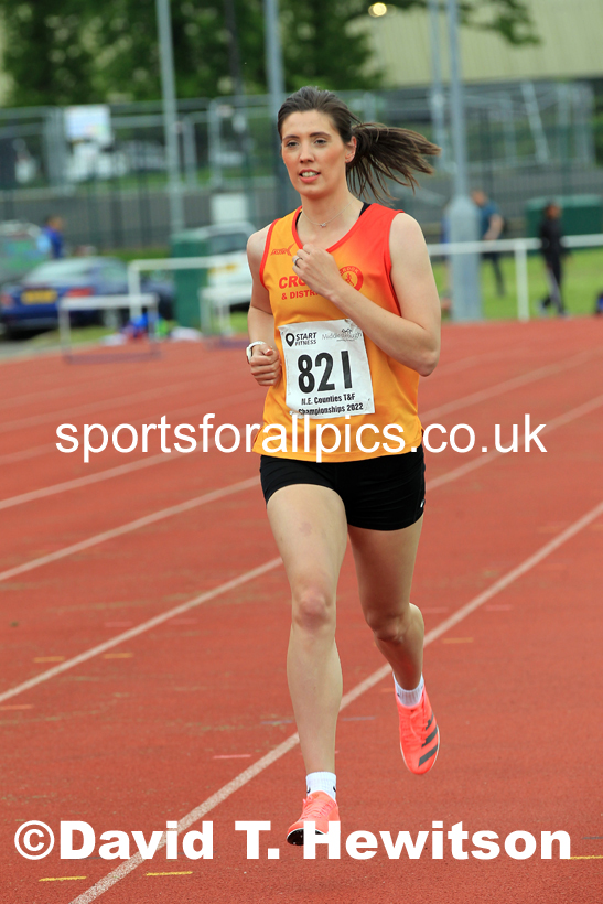 Women and Girls 1500 metres, 2022 North Eastern Track and Field Champs., Middlesbrough. David T. Hewitson/Sports for All Pics